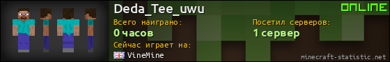 Юзербар 560x90 для Deda_Tee_uwu