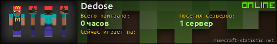 Юзербар 560x90 для Dedose