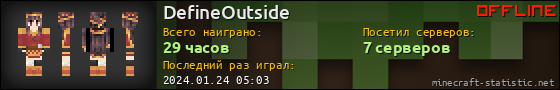 Юзербар 560x90 для DefineOutside