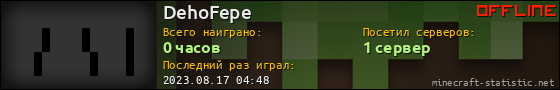 Юзербар 560x90 для DehoFepe