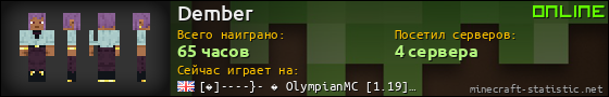 Юзербар 560x90 для Dember
