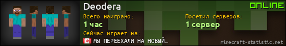 Юзербар 560x90 для Deodera