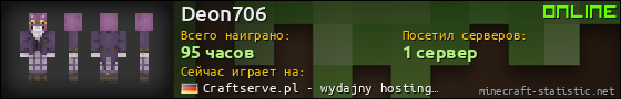 Юзербар 560x90 для Deon706
