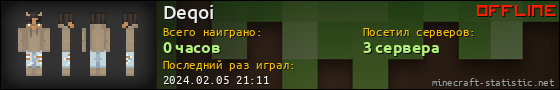 Юзербар 560x90 для Deqoi