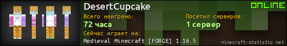 Юзербар 560x90 для DesertCupcake