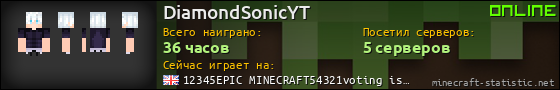 Юзербар 560x90 для DiamondSonicYT