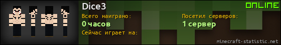 Юзербар 560x90 для Dice3