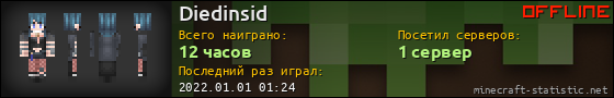Юзербар 560x90 для Diedinsid