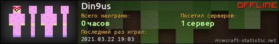 Юзербар 560x90 для Din9us