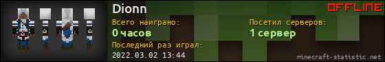 Юзербар 560x90 для Dionn