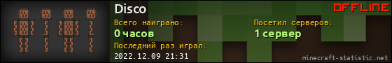 Юзербар 560x90 для Disco
