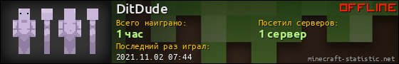 Юзербар 560x90 для DitDude