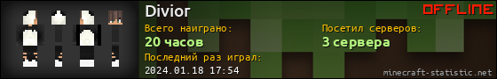 Юзербар 560x90 для Divior