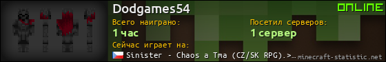 Юзербар 560x90 для Dodgames54