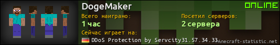 Юзербар 560x90 для DogeMaker