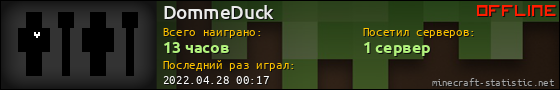 Юзербар 560x90 для DommeDuck