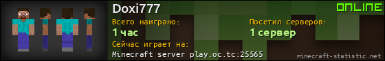 Юзербар 560x90 для Doxi777