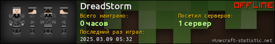 Юзербар 560x90 для DreadStorm