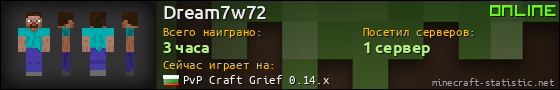 Юзербар 560x90 для Dream7w72