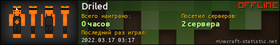 Юзербар 560x90 для Driled