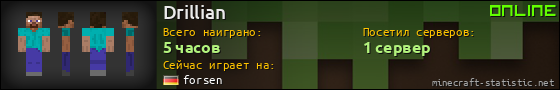 Юзербар 560x90 для Drillian