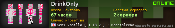 Юзербар 560x90 для DrinkOnly