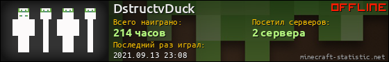 Юзербар 560x90 для DstructvDuck