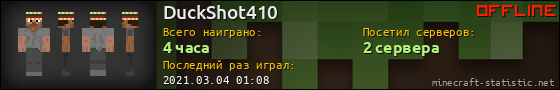 Юзербар 560x90 для DuckShot410