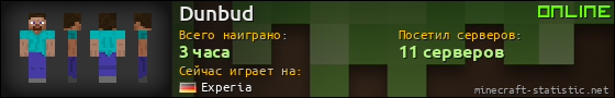 Юзербар 560x90 для Dunbud