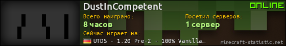 Юзербар 560x90 для DustInCompetent