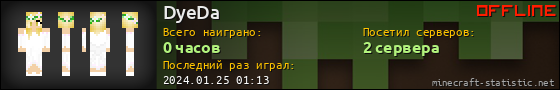 Юзербар 560x90 для DyeDa