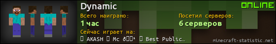 Юзербар 560x90 для Dynamic
