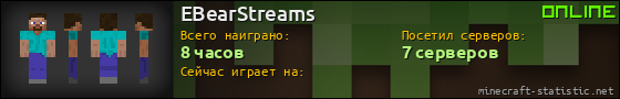 Юзербар 560x90 для EBearStreams