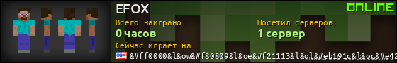 Юзербар 560x90 для EFOX