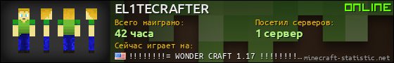 Юзербар 560x90 для EL1TECRAFTER