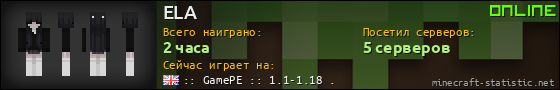 Юзербар 560x90 для ELA