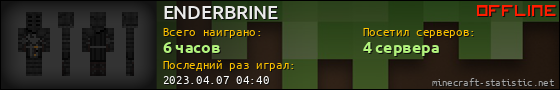 Юзербар 560x90 для ENDERBRINE
