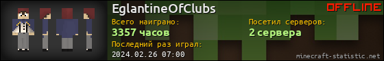 Юзербар 560x90 для EglantineOfClubs