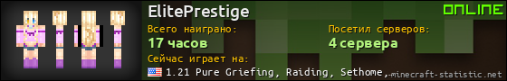 Юзербар 560x90 для ElitePrestige