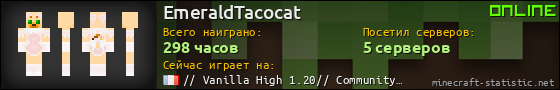 Юзербар 560x90 для EmeraldTacocat