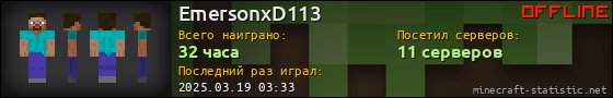 Юзербар 560x90 для EmersonxD113