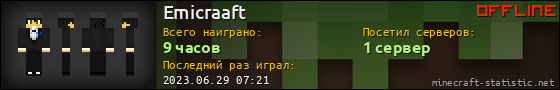 Юзербар 560x90 для Emicraaft
