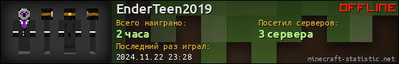 Юзербар 560x90 для EnderTeen2019