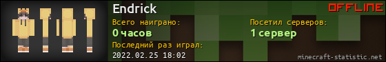 Юзербар 560x90 для Endrick