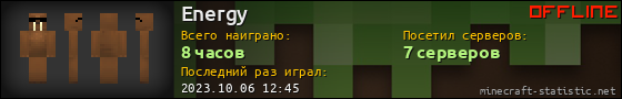 Юзербар 560x90 для Energy