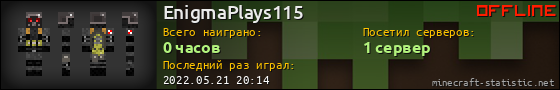 Юзербар 560x90 для EnigmaPlays115