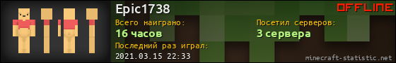 Юзербар 560x90 для Epic1738
