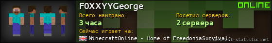 Юзербар 560x90 для F0XXYYGeorge