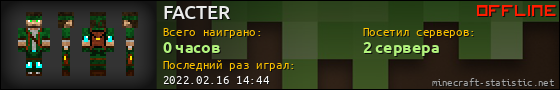Юзербар 560x90 для FACTER