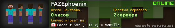 Юзербар 560x90 для FAZEphoenix